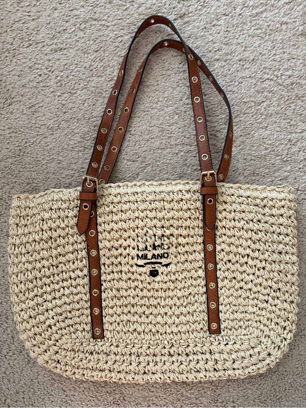 Straw Summer Bag